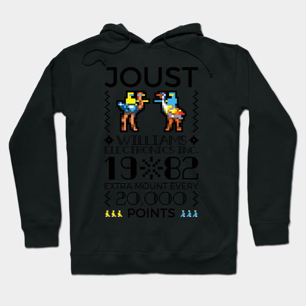 Joust Arcade Design Hoodie by Silurostudio